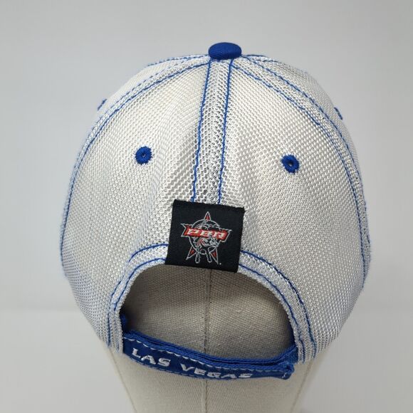 PBR World Finals Strapback Trucker Hat Blue One Size Mesh Back Ford - Picture 5 of 8